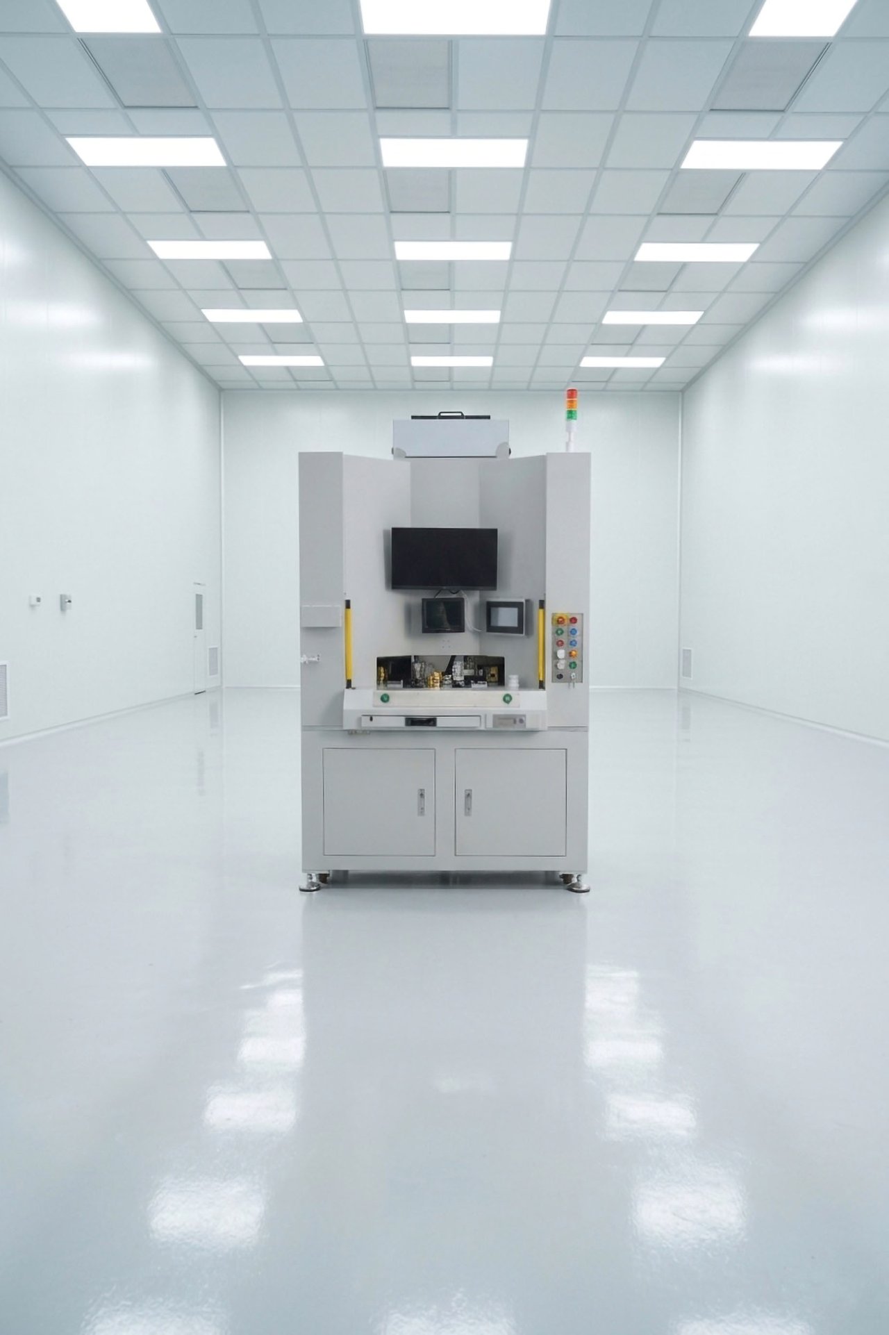 Laservall production cell in a cleanroom